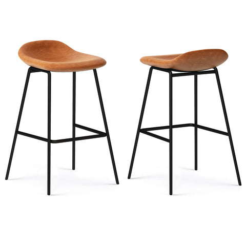 Dafney - Bar Stool (Set of 2) - Premium Stool Sets from Simpli Home - Just $209! Shop now at brett interiors