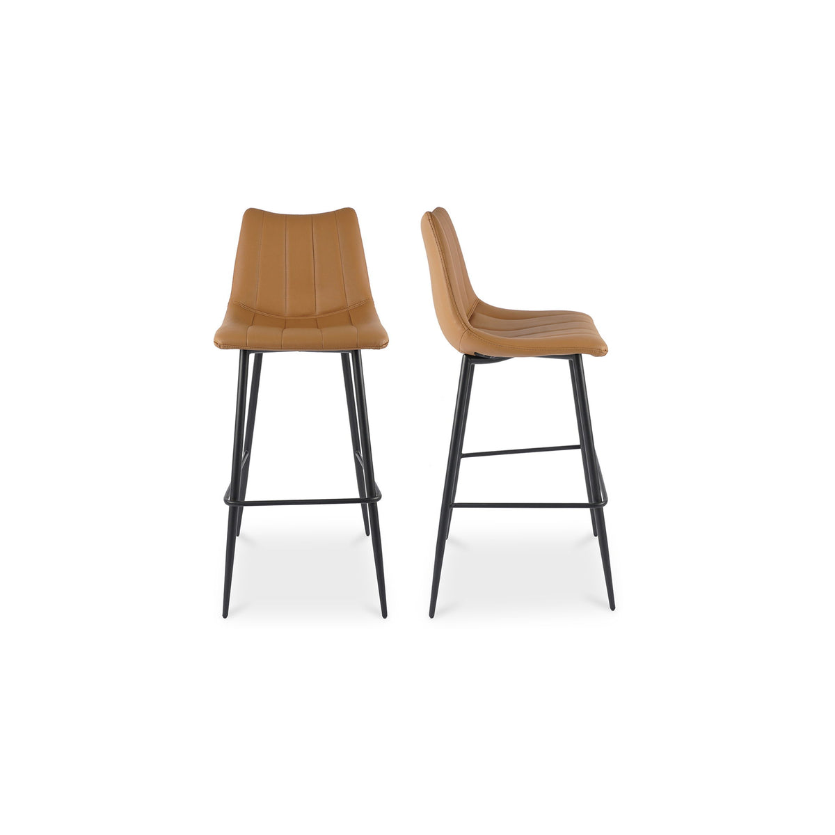 Alibi - Barstool (Set of 2) - Tan - Premium Stool Sets from Moe's Home Collection - Just $1147.50! Shop now at brett interiors