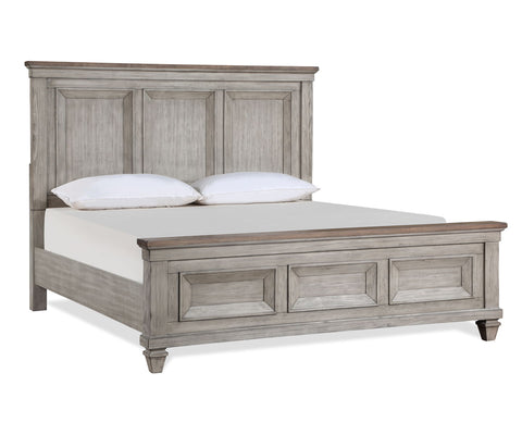 Mariana - 6/6 Eastern King 5 Piece Bedroom Set (Bed & Dresser & Mirror & Chest & Nightstand) - Gray - Premium 5 Piece Bedroom Sets from New Classic - Just $3472.50! Shop now at brett interiors