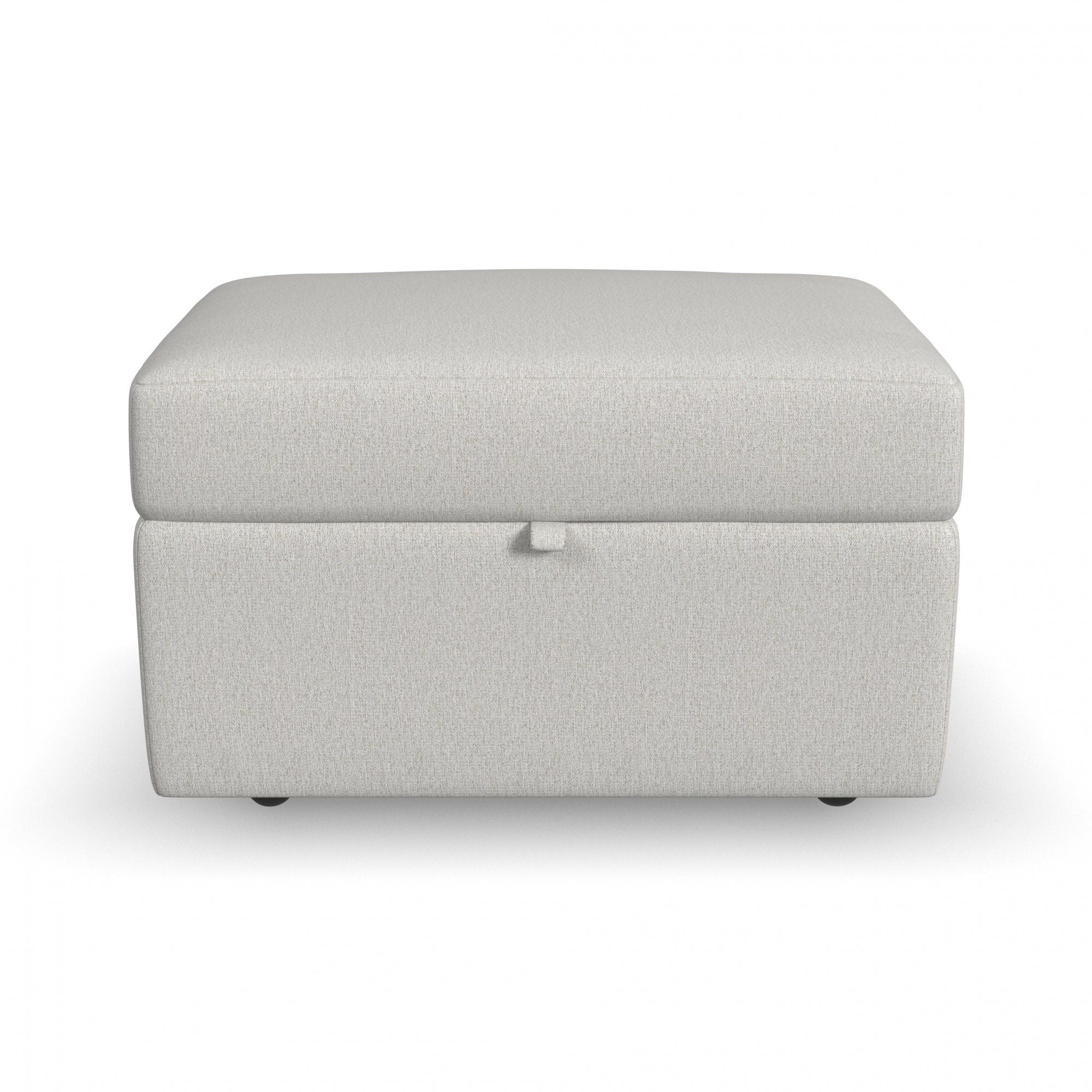 Flex - Square Storage Ottoman - Pearl Silver - Premium Storage Ottomans from Flexsteel - Just $775! Shop now at brett interiors