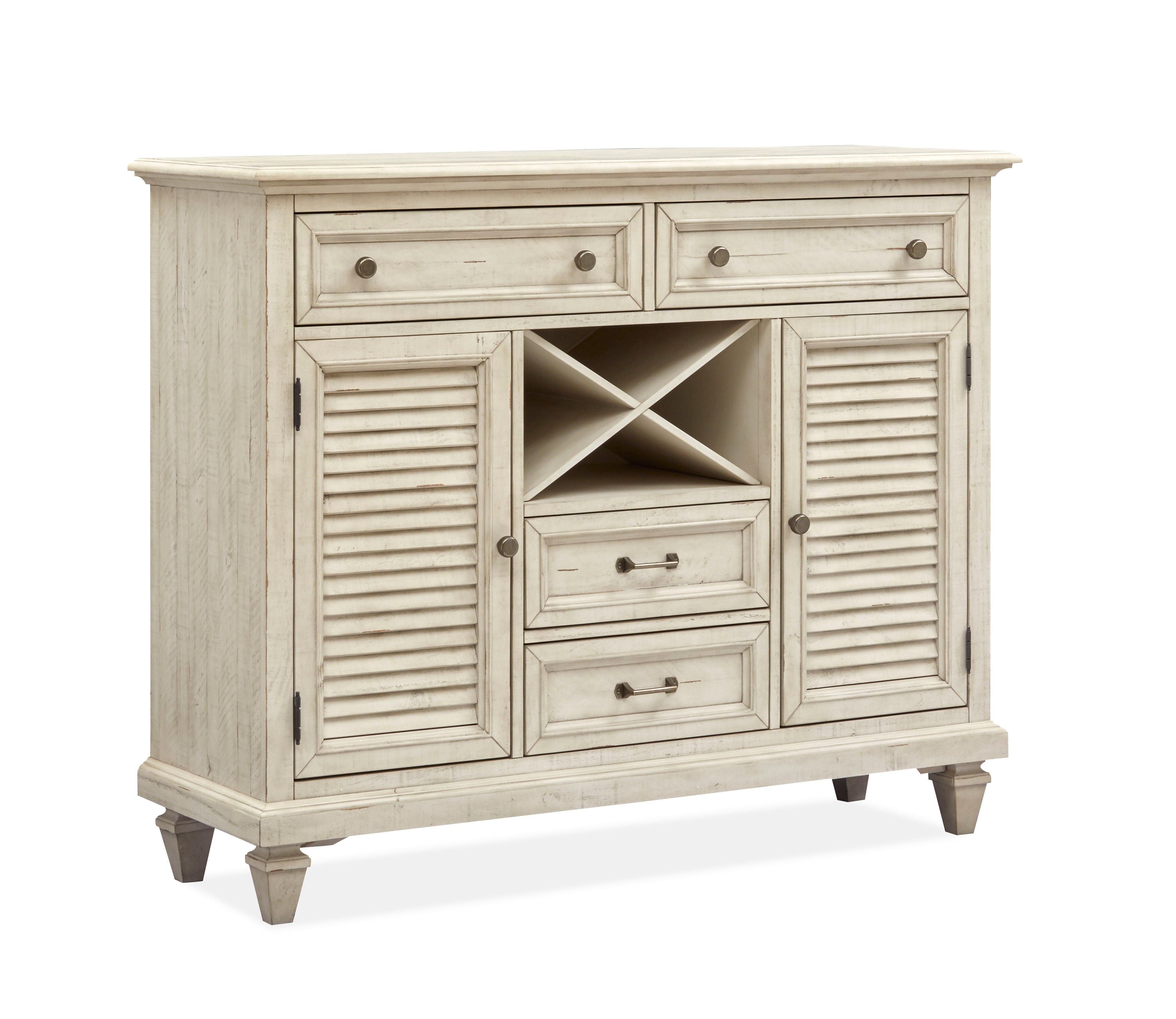 Newport - Server - Alabaster - Premium Servers from Magnussen Furniture - Just $1689! Shop now at brett interiors