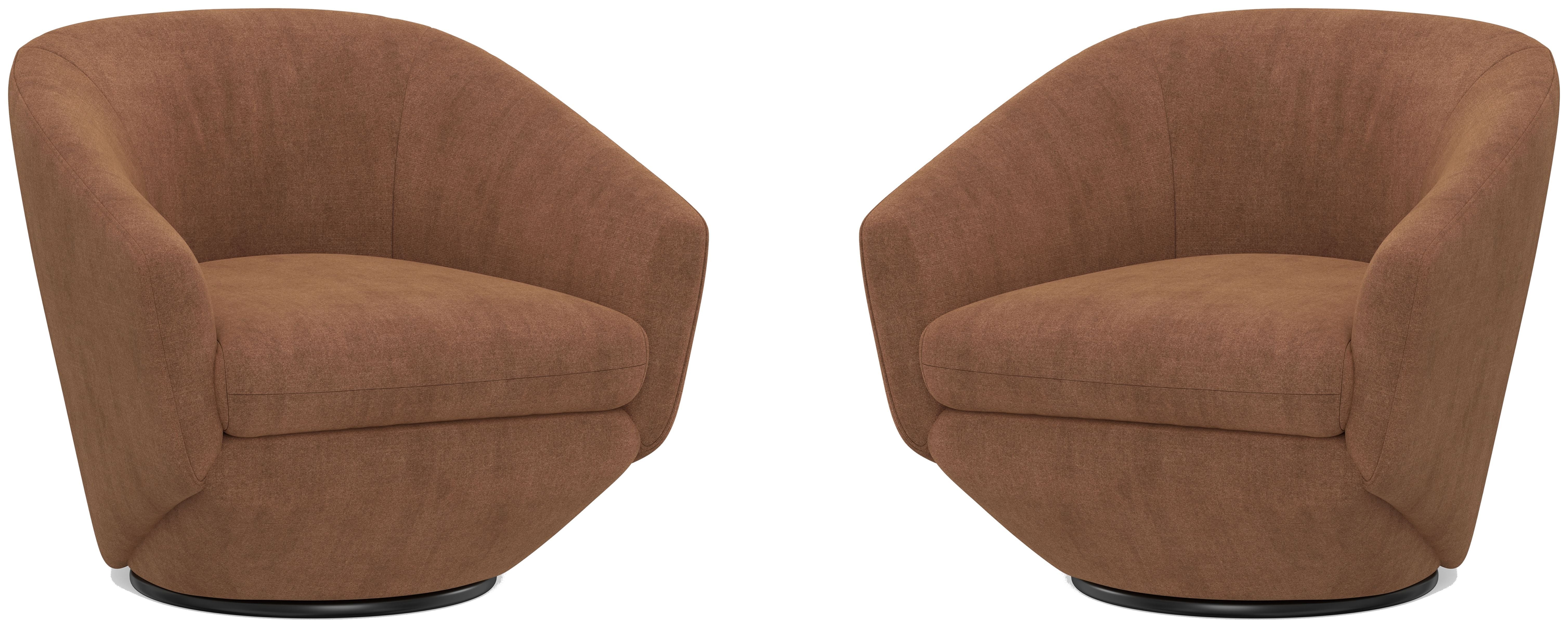 The Twist - Swivel Chair (Set of 2) - Elise Rust - Premium Chair Sets from Parker Living - Just $1200! Shop now at brett interiors