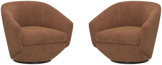 The Twist - Swivel Chair (Set of 2) - Elise Rust - Premium Chair Sets from Parker Living - Just $1200! Shop now at brett interiors