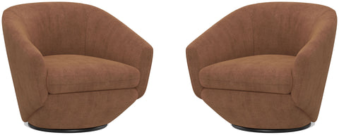 The Twist - Swivel Chair (Set of 2) - Elise Rust - Premium Chair Sets from Parker Living - Just $1200! Shop now at brett interiors