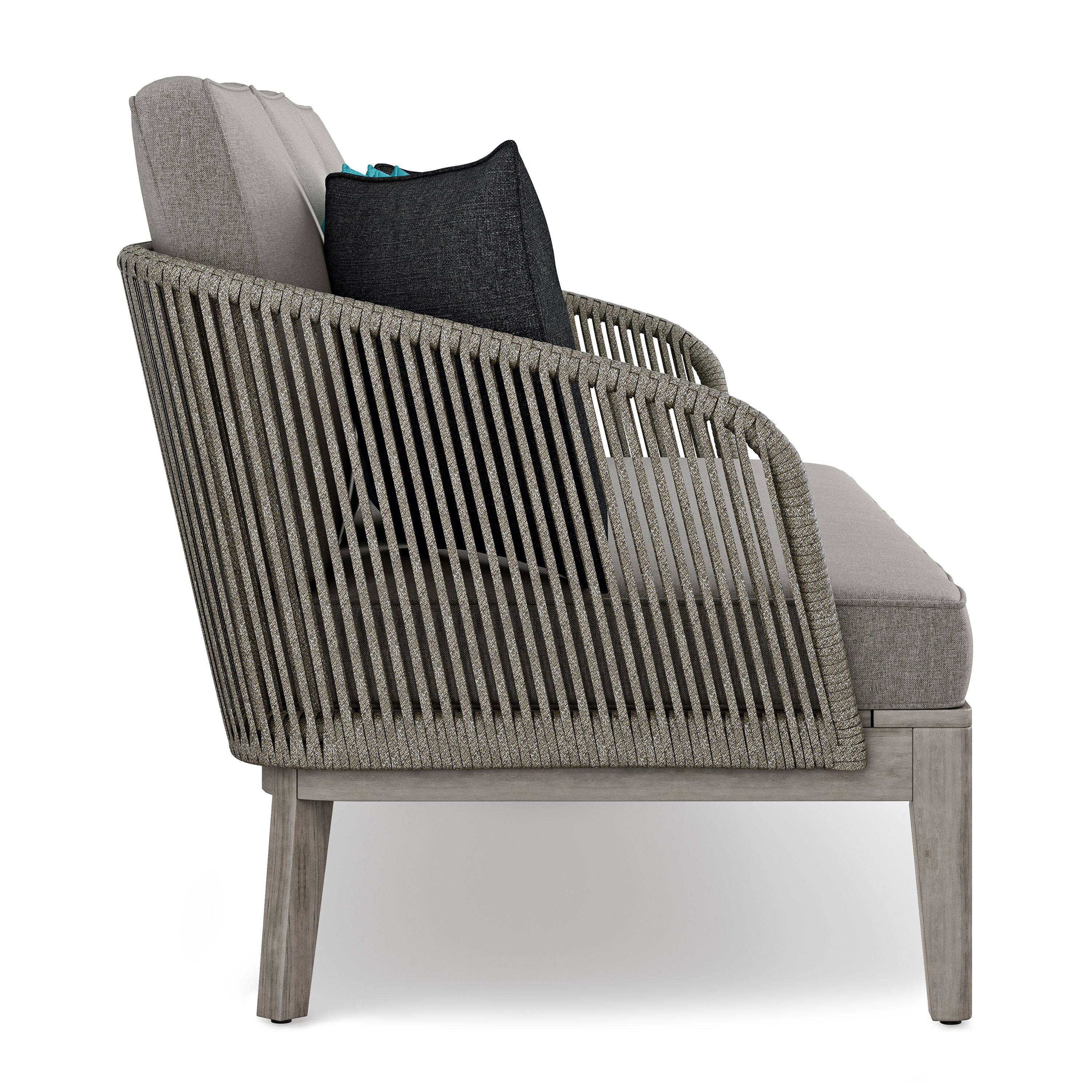 Carmel - Outdoor Sofa - Sand Drift - Premium Sofas from Simpli Home - Just $1126! Shop now at brett interiors