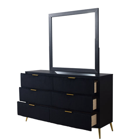 Kailani - 2 Piece Dresser & Mirror Set - Premium Dresser & Mirror from New Classic - Just $550! Shop now at brett interiors