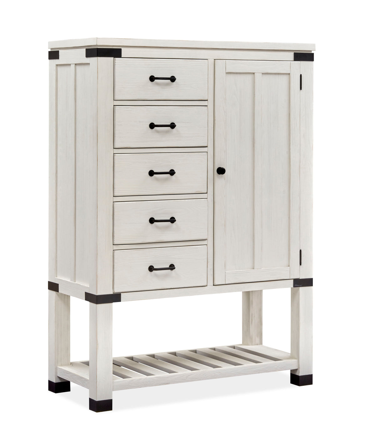 Harper Springs - Door Chest - Silo White - Premium Door Chests from Magnussen Furniture - Just $1819! Shop now at brett interiors