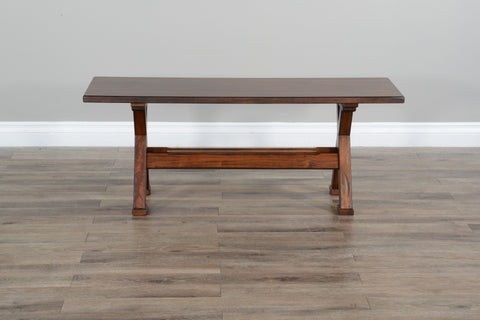 Tuscany - Side Bench - Dark Brown - Premium Dining Benches from Sunny Designs - Just $178! Shop now at brett interiors