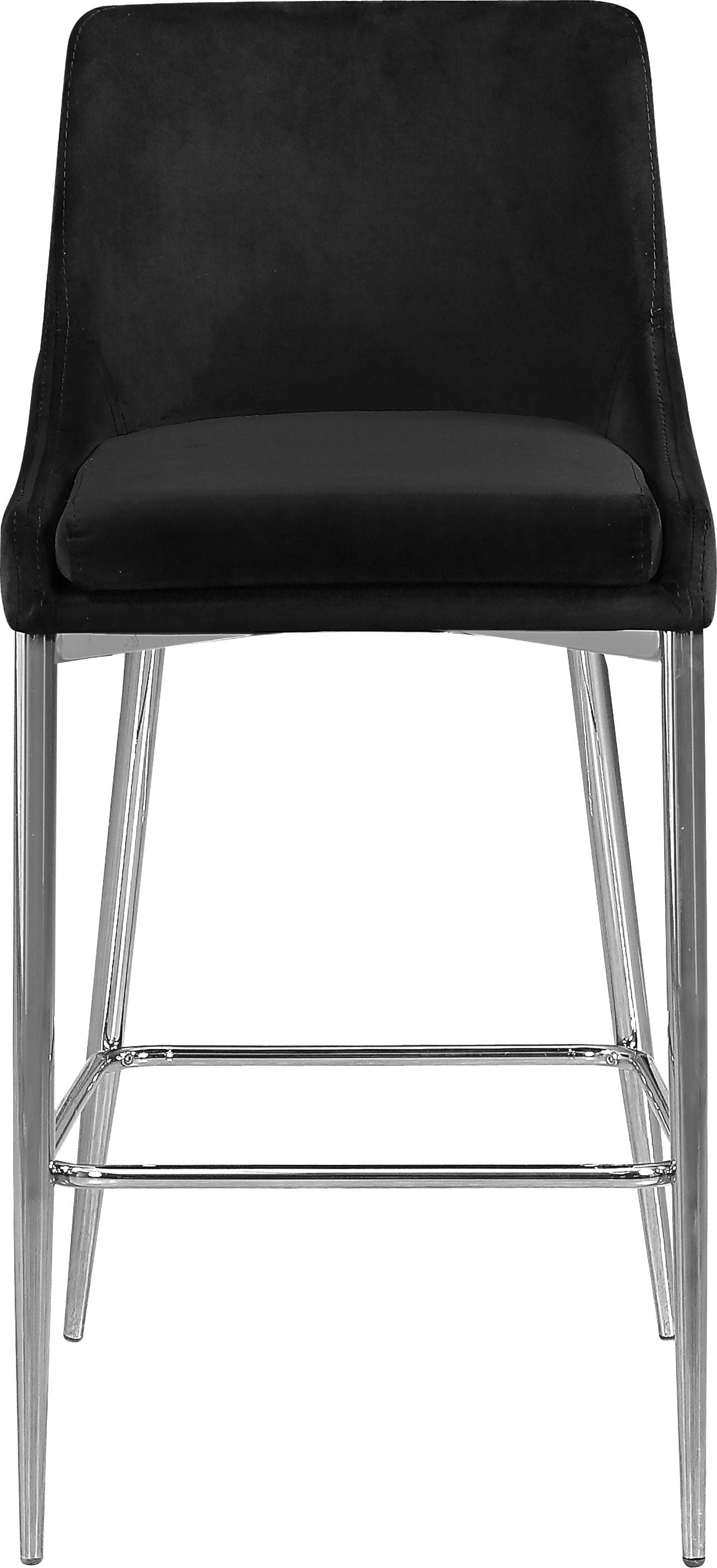 Karina - Stool with Chrome Legs (Set of 2) - Premium Stool Sets from Meridian Furniture - Just $600! Shop now at brett interiors