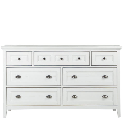 Heron Cove - Drawer Dresser - Chalk White - Premium Dressers from Magnussen Furniture - Just $1419! Shop now at brett interiors