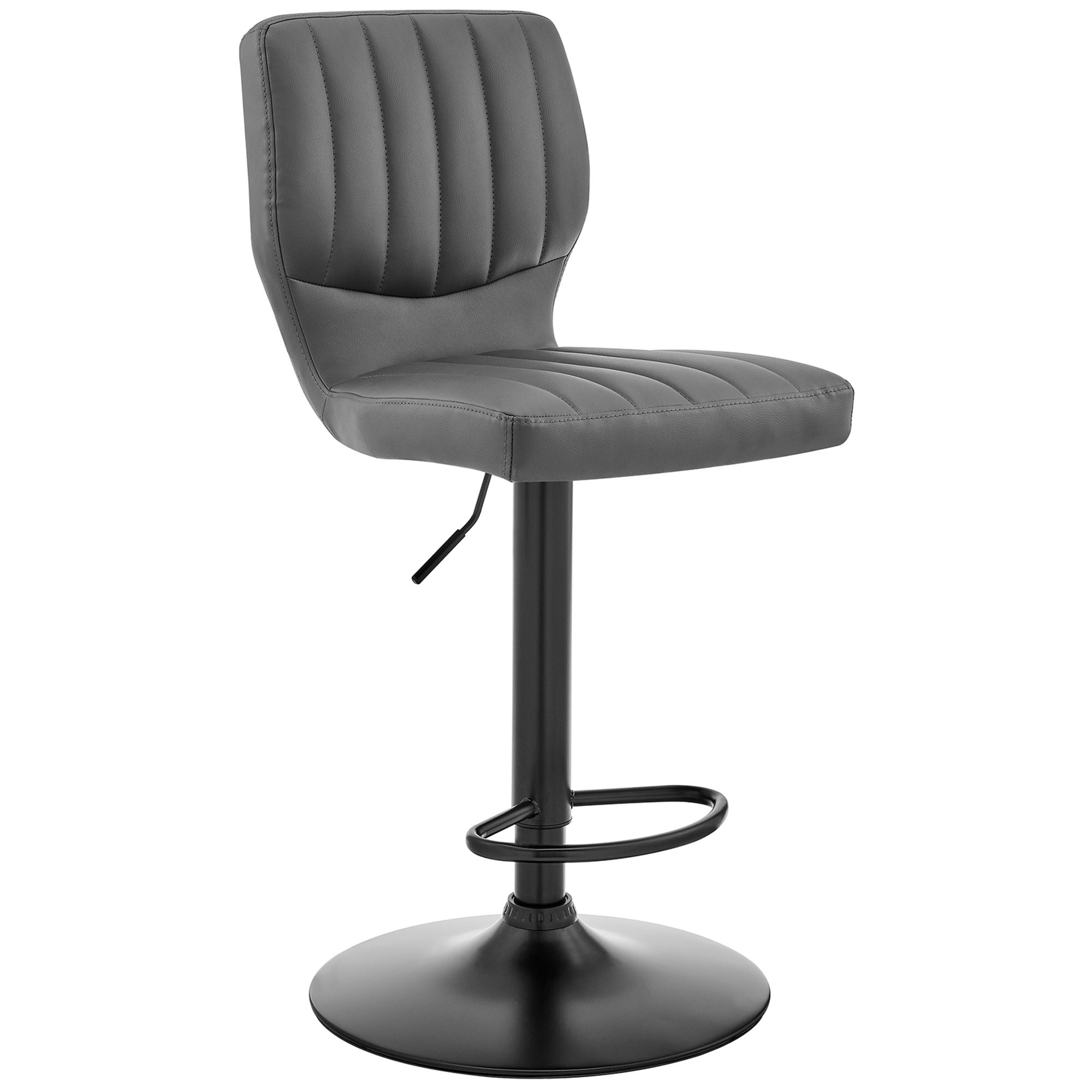 Bardot - Adjustable Height Swivel Bar Stool - Premium Adjustable Height from Armen Living - Just $160! Shop now at brett interiors