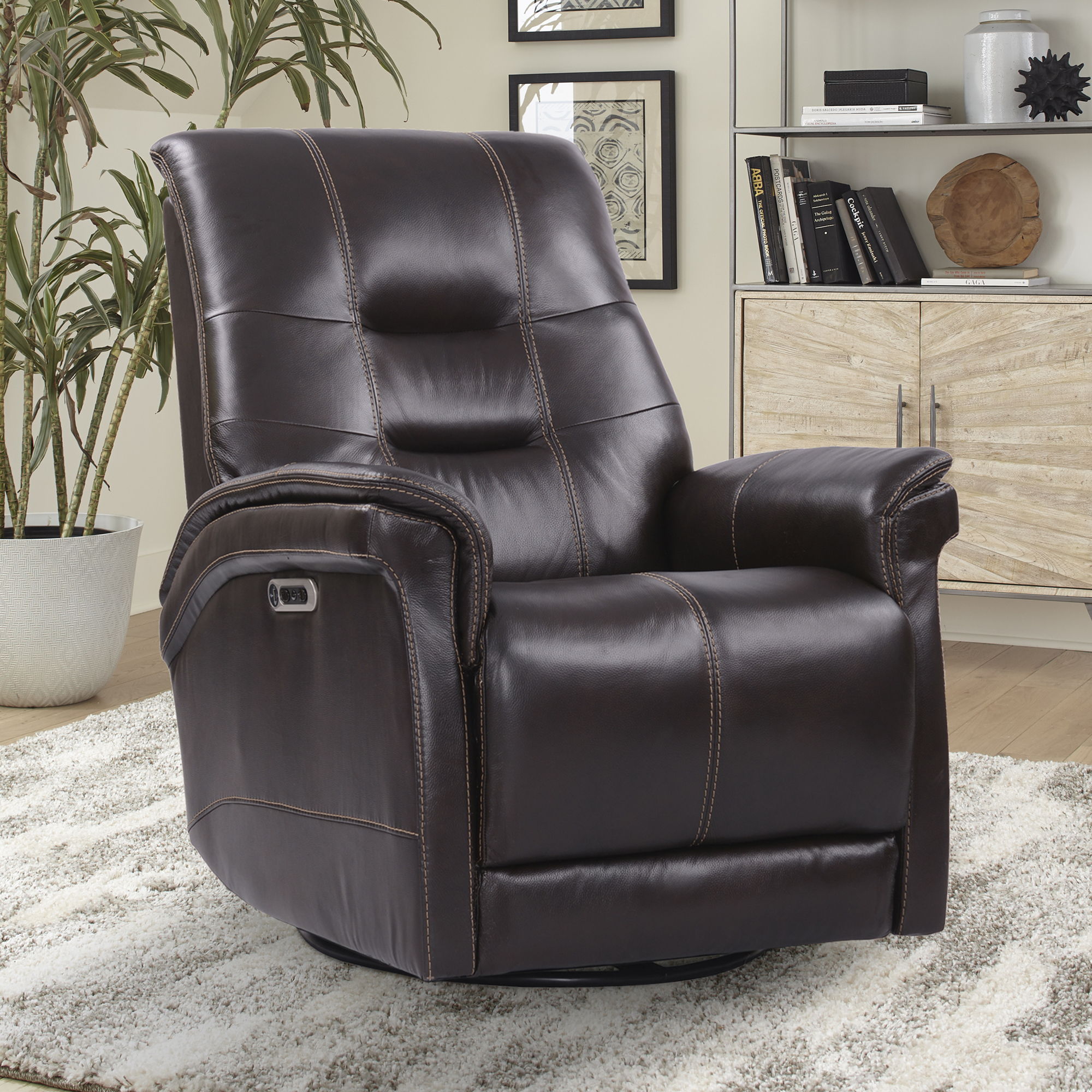 Carnegie - Power Swivel Glider Recliner Parker Living