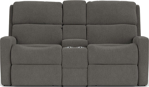 Catalina - Reclining Loveseat with Console - Premium Reclining Loveseats from Flexsteel - Just $2562.50! Shop now at brett interiors