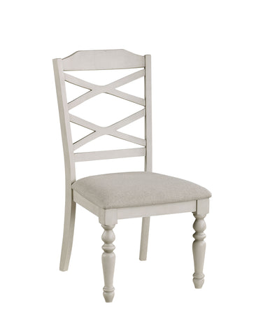 Jennifer - Dining Side Chair (Set of 2) - White - Premium Chair Sets from New Classic - Just $275! Shop now at brett interiors