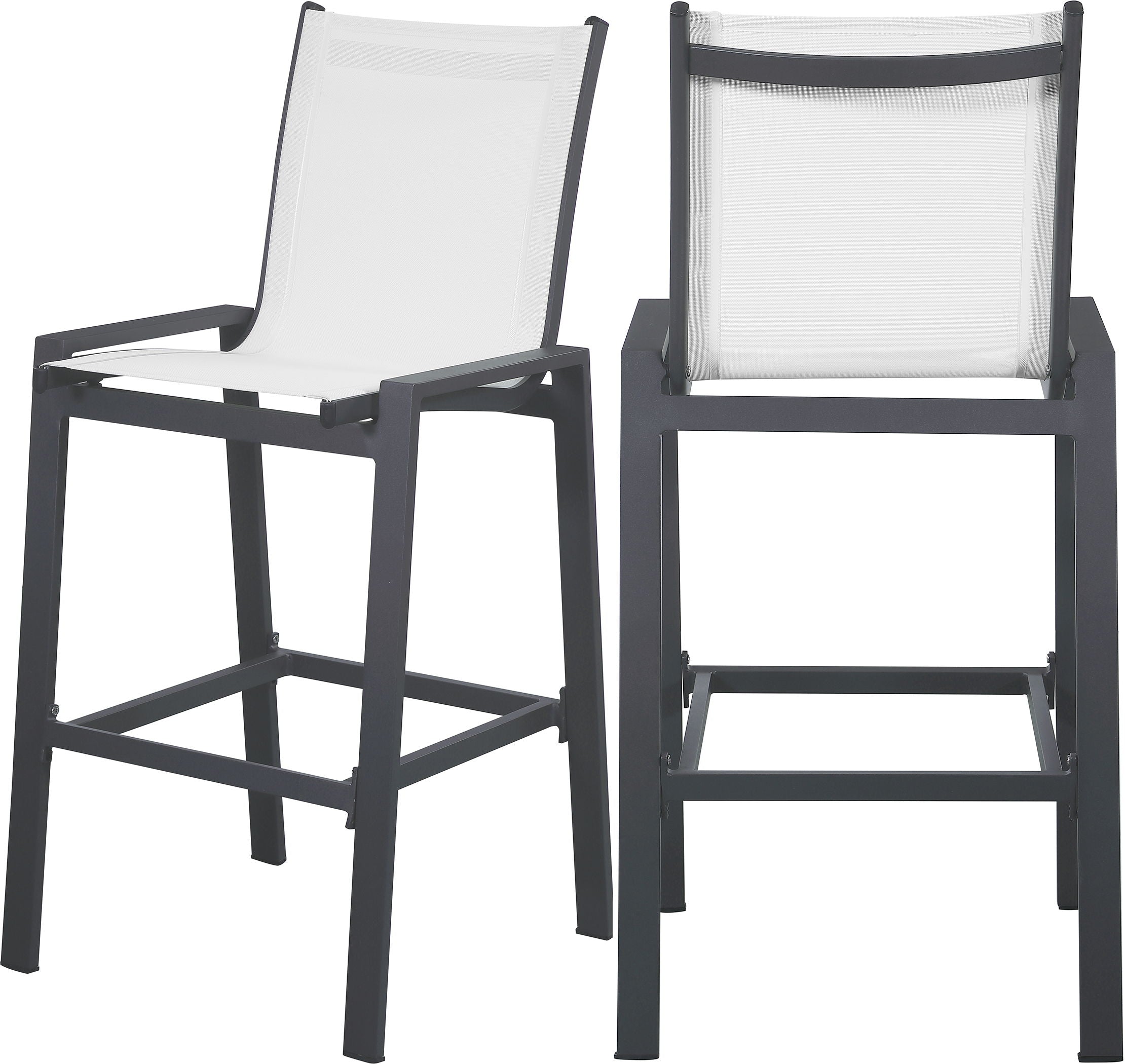 Nizuc - Outdoor Patio Barstool (Set of 2) - Premium Chair Sets from Meridian Furniture - Just $900! Shop now at brett interiors