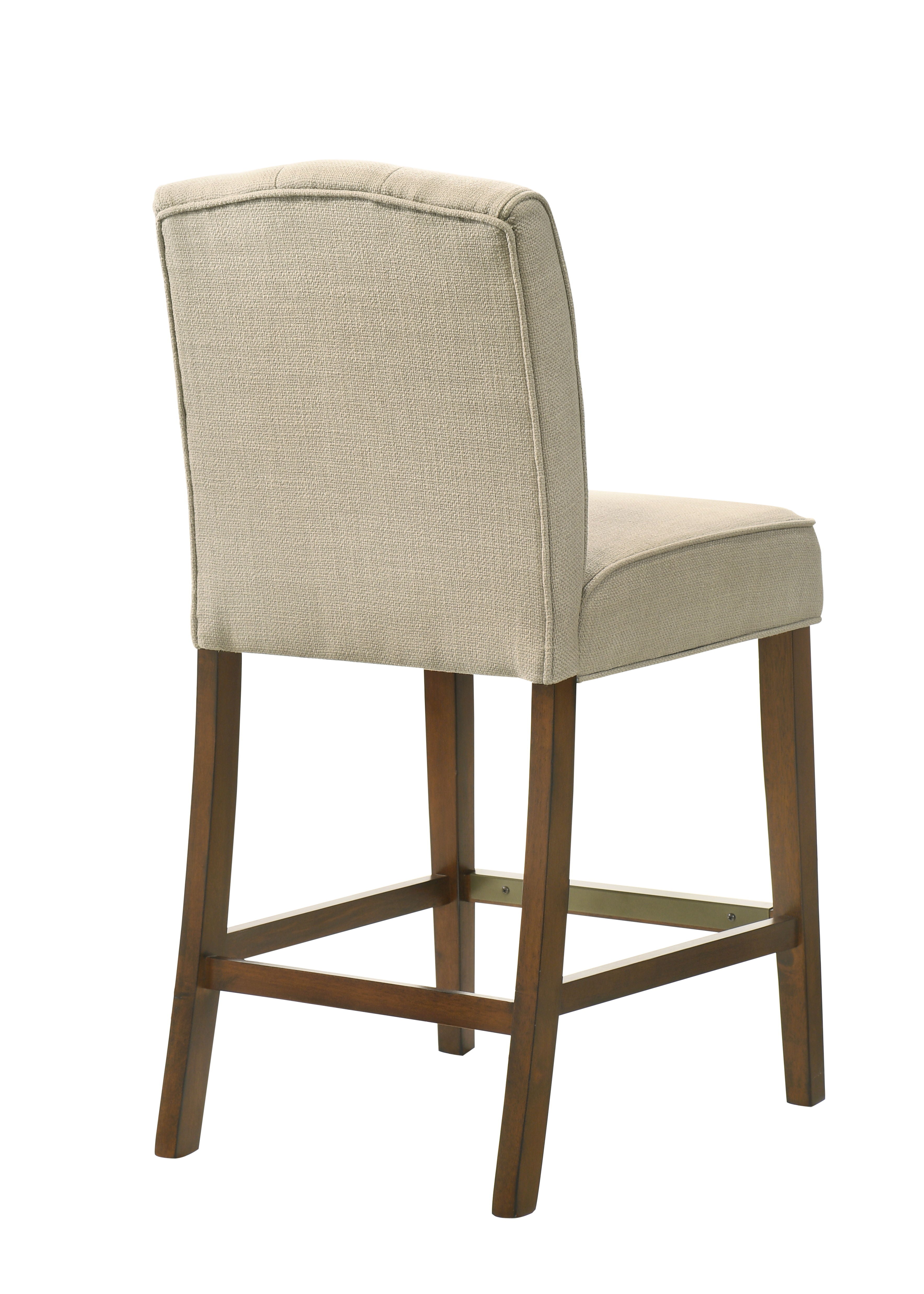 Darby - 19" Fabric Counter Height Chair - Tan - Premium Counter Height (24"-27") from Lilola Home - Just $101! Shop now at brett interiors