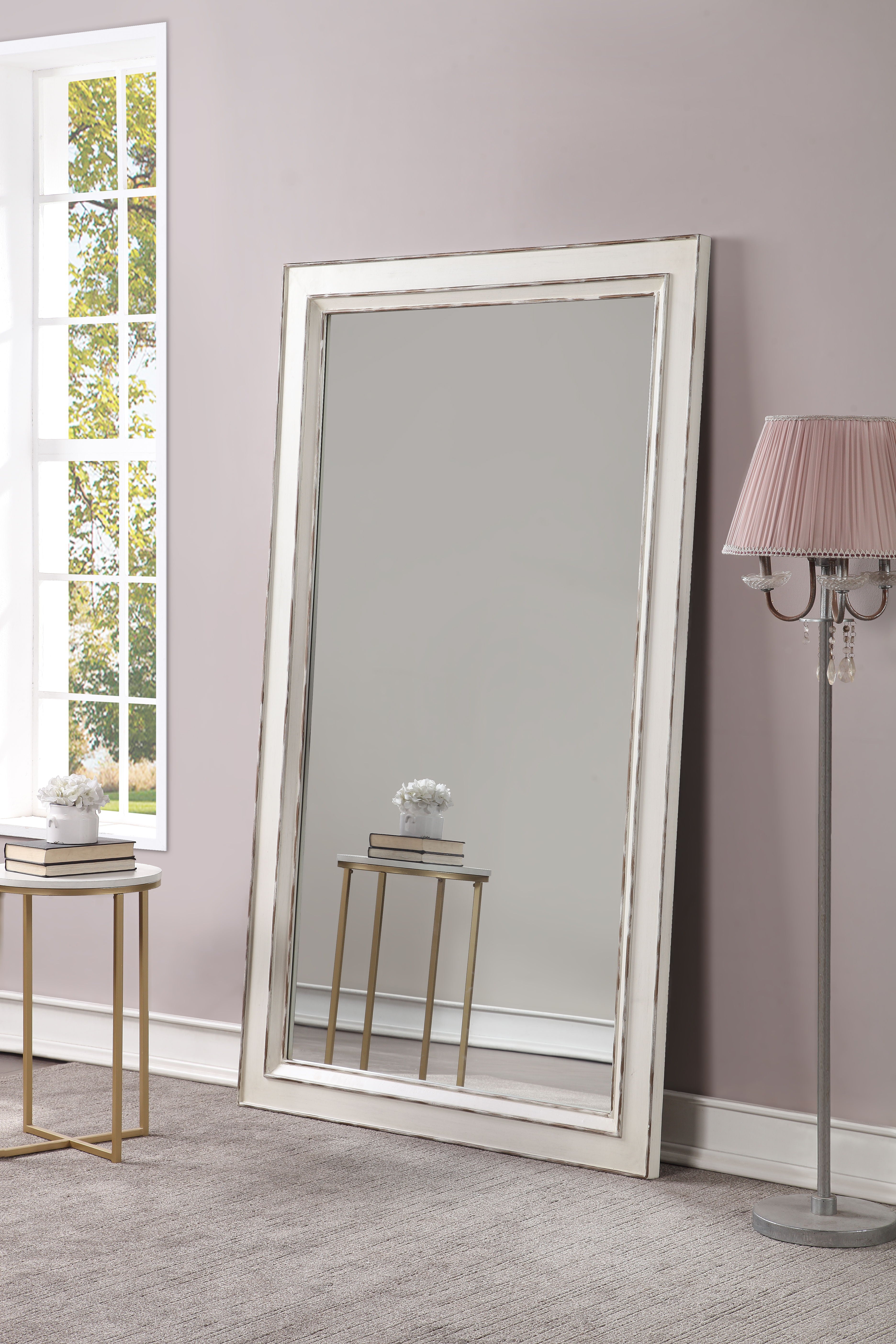 Ivy - Floor Mirror - Glory Aged Ivory - Premium Floor Mirrors from Coast2Coast Home - Just $2310! Shop now at brett interiors