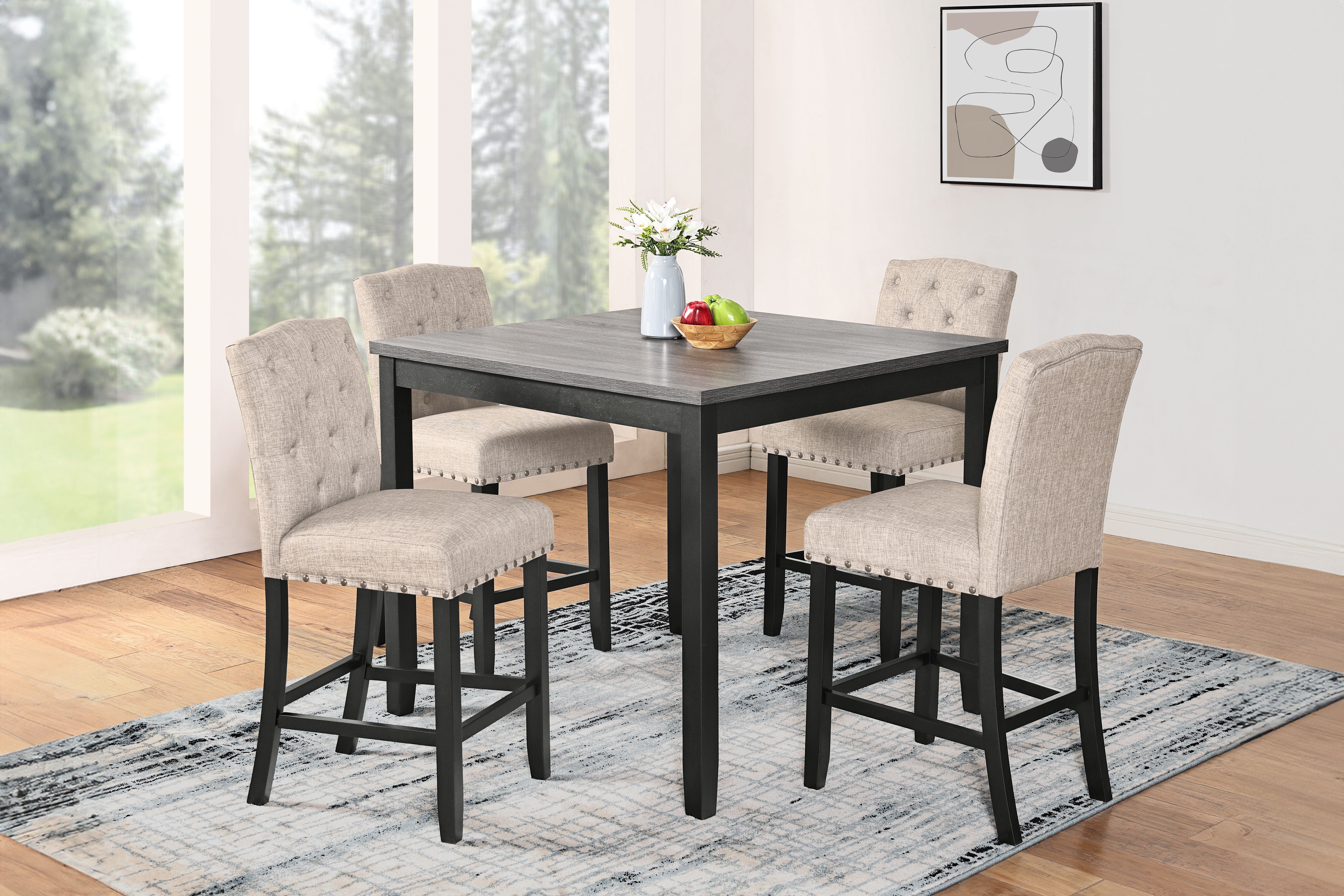 Daphne - 42" Counter Set - Premium 5 Piece Dining Room Sets from New Classic - Just $747.50! Shop now at brett interiors