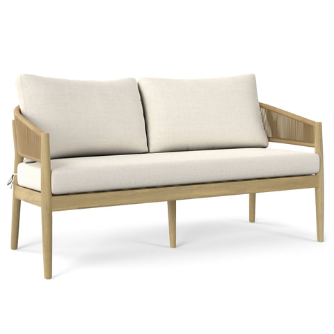 Bayshore - Outdoor Sofa - Natural - Premium Sofas from Simpli Home - Just $1049! Shop now at brett interiors