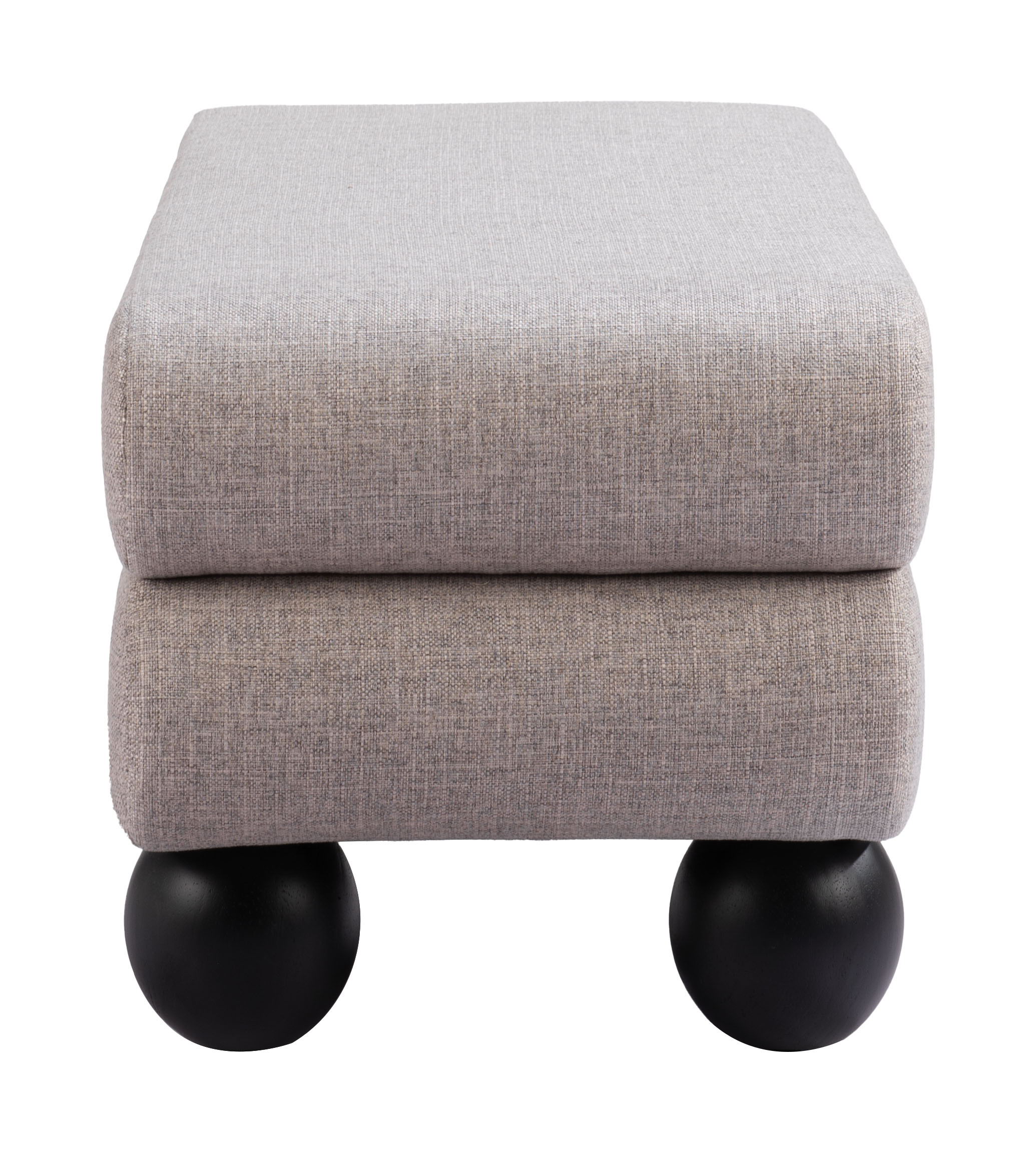 Davao - Bench - Gray - Premium Upholstered Benches from Zuo Modern - Just $1675! Shop now at brett interiors