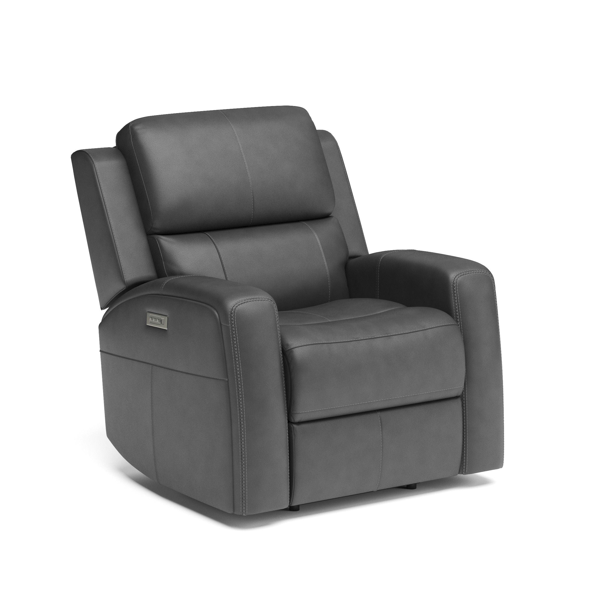 Linden - Power Recliner with Power Headrest & Lumbar - Premium Reclining Chairs from Flexsteel - Just $2187.50! Shop now at brett interiors