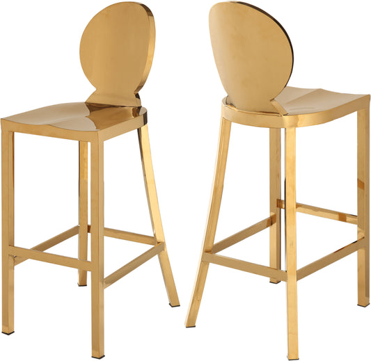 Maddox - Stool - Yellow - Premium Bar Height (28"-30") from Meridian Furniture - Just $650! Shop now at brett interiors