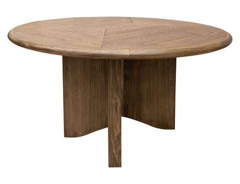 Novus Lodge - Round Table - Walnut Brown - Premium Dining Tables from International Furniture Direct - Just $1225! Shop now at brett interiors