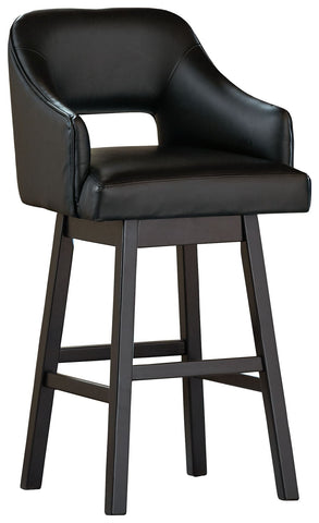 Tallenger - Upholstered Swivel Barstool (Set of 2) - Premium Stool Sets from Signature Design by Ashley® - Just $473.55! Shop now at brett interiors