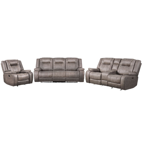 Blake - Manual Reclining Sofa Loveseat And Recliner - Desert Taupe - Premium 3 Piece Living Room Sets from Parker Living - Just $2592.50! Shop now at brett interiors