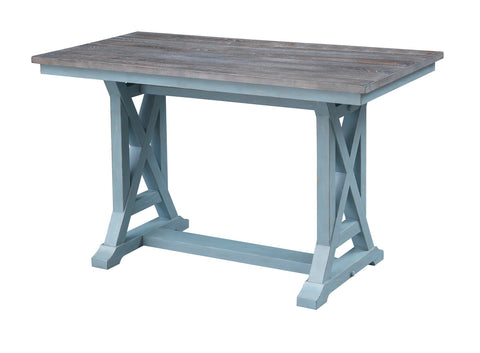 Bar Harbor - Hand Painted Table With Plank Style Top - Premium Dining Tables from Coast2Coast Home - Just $1402.50! Shop now at brett interiors