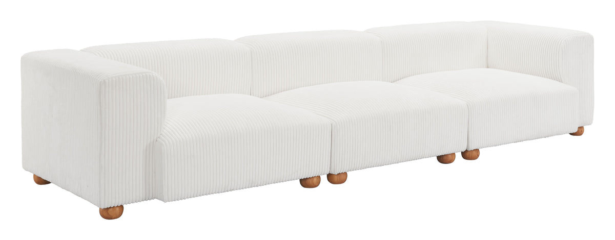 Tayte - Sofa - White - Premium Stationary Sofas from Zuo Modern - Just $9000! Shop now at brett interiors