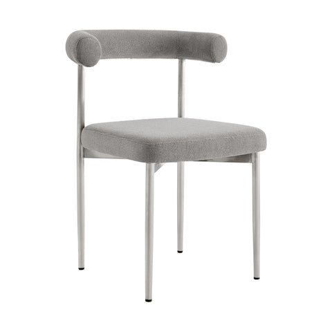 Shannon - Dining Chair (Set of 2) - Brushed Legs - Premium Chair Sets from Armen Living - Just $800! Shop now at brett interiors