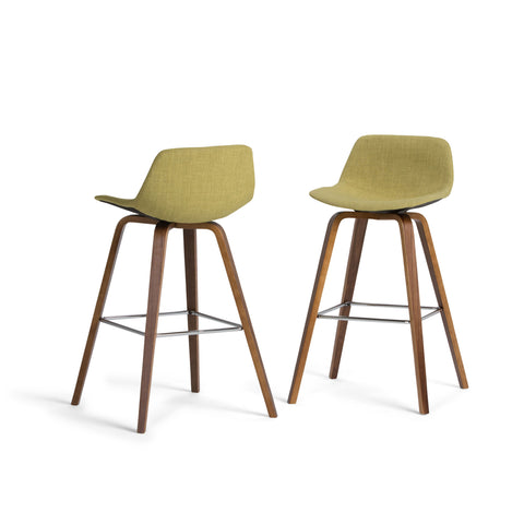 Randolph - Bentwood Counter Height Stool (Set of 2) - Premium Stool Sets from Simpli Home - Just $276! Shop now at brett interiors