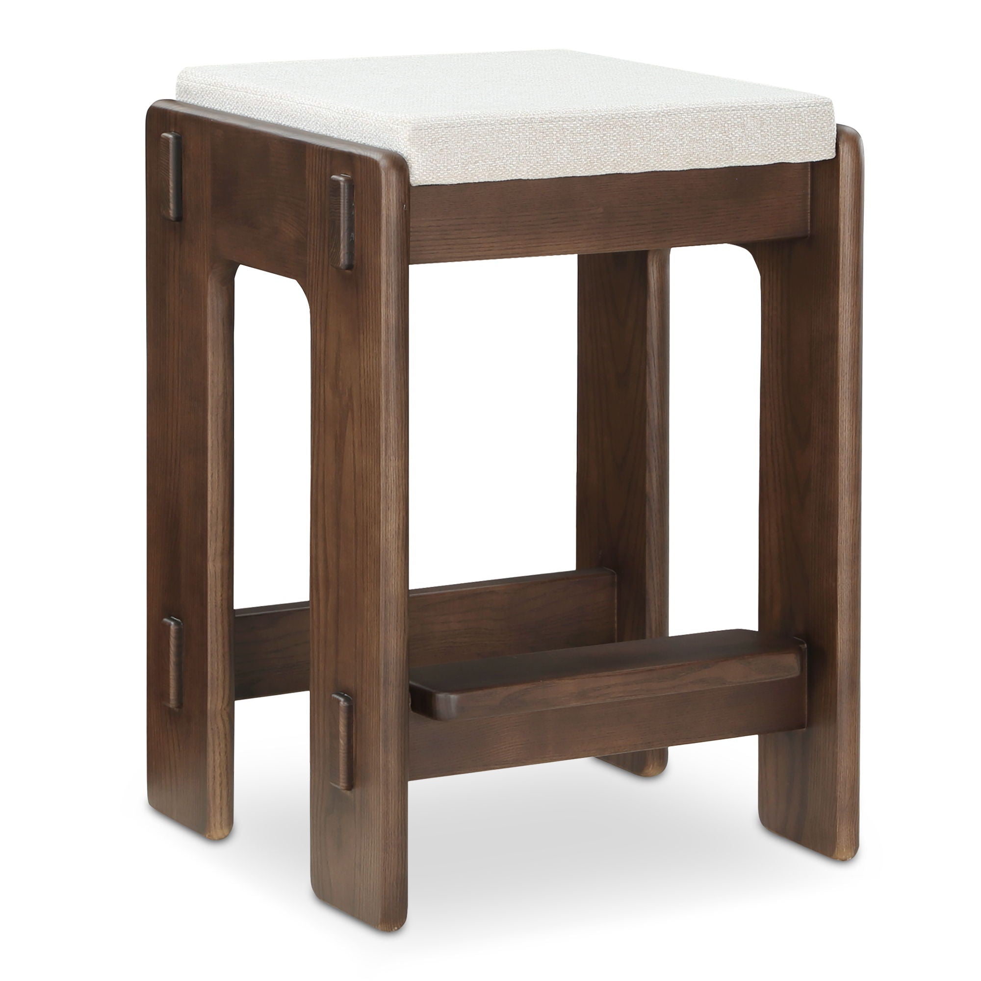 Ashby - Counter Stool - Beige - White - Premium Counter Height (24"-27") from Moe's Home Collection - Just $922.50! Shop now at brett interiors