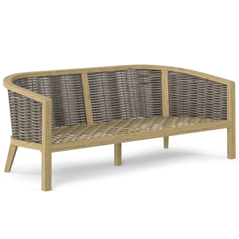 Parkside - Outdoor Sofa - Natural - Premium Sofas from Simpli Home - Just $1334! Shop now at brett interiors