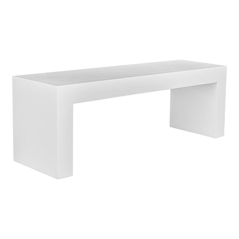 Lazarus - Outdoor Bench - White - Premium Benches from Moe's Home Collection - Just $1897.50! Shop now at brett interiors