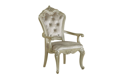 Monique - Arm Chair (Set of 2) - Champagne - Premium Chair Sets from New Classic - Just $675! Shop now at brett interiors