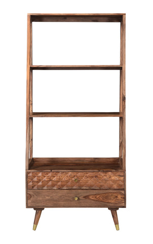 Brownstone - Two Drawer Bookcase - Nut Brown - Premium Standard Bookcases from Coast2Coast Home - Just $3960! Shop now at brett interiors