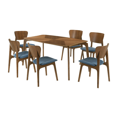 Kalia - Wood Dining Set - Premium 5 Piece Dining Room Sets from Armen Living - Just $1075! Shop now at brett interiors