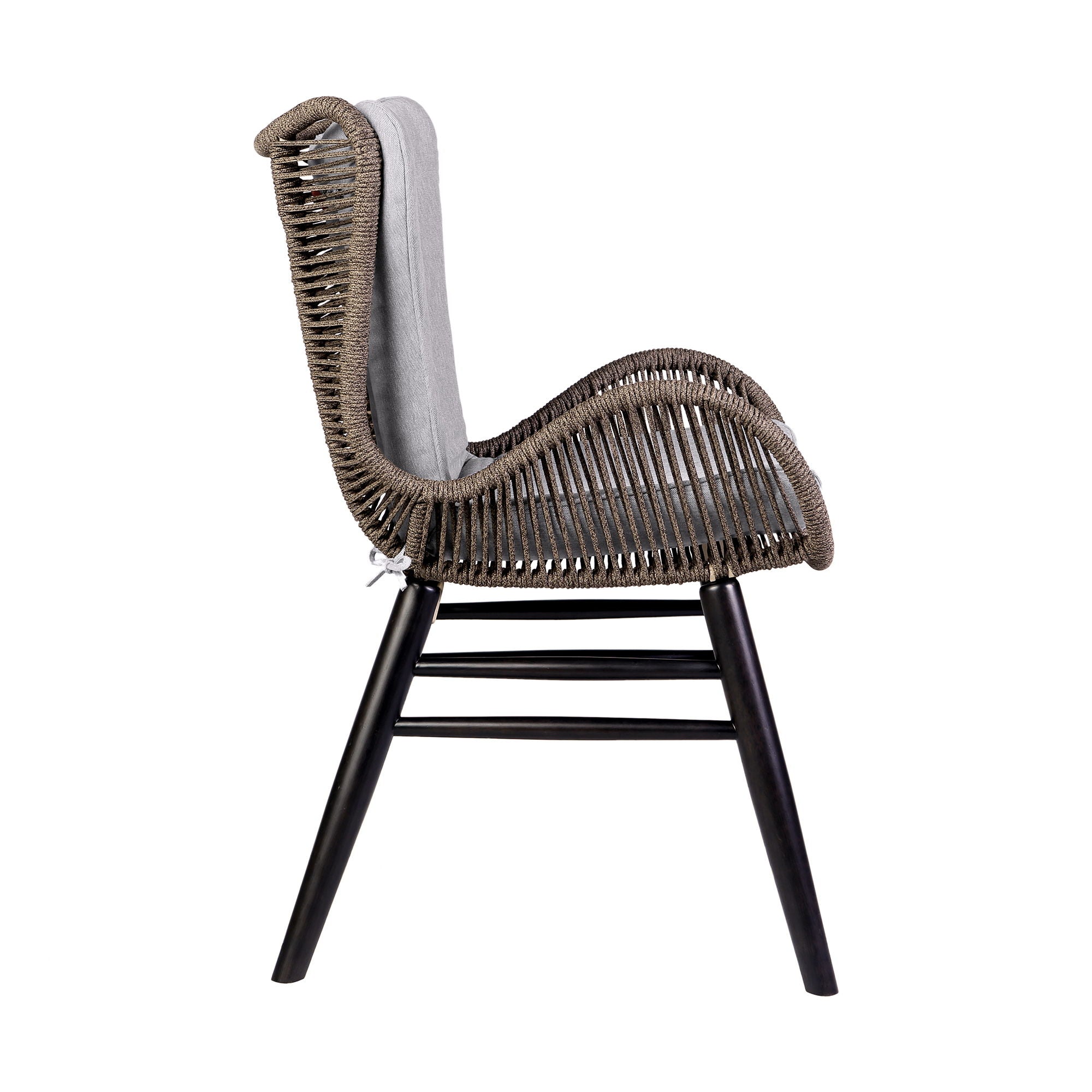 Mateo - Outdoor Patio Dining Chair - Premium Dining Chairs from Armen Living - Just $690! Shop now at brett interiors