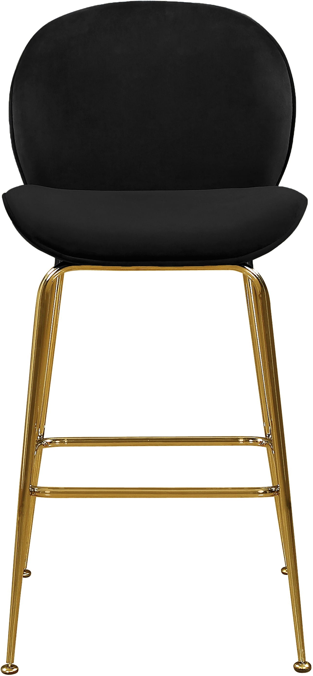 Paris - Stool with Gold Legs (Set of 2) - Premium Stool Sets from Meridian Furniture - Just $650! Shop now at brett interiors