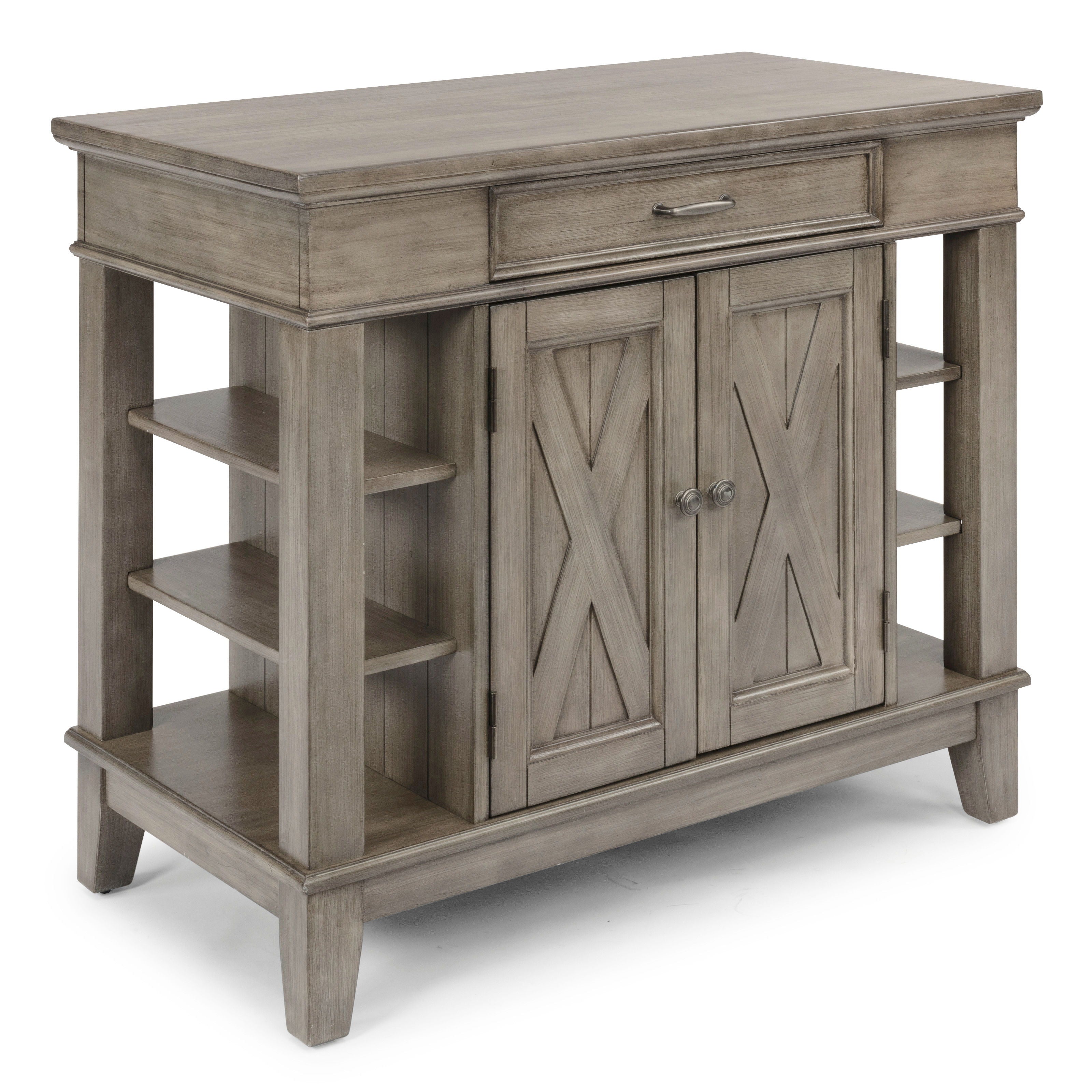 Walker - Kitchen Island - Wood - Dark Gray - Premium Islands & Carts from Homestyles - Just $1349.98! Shop now at brett interiors