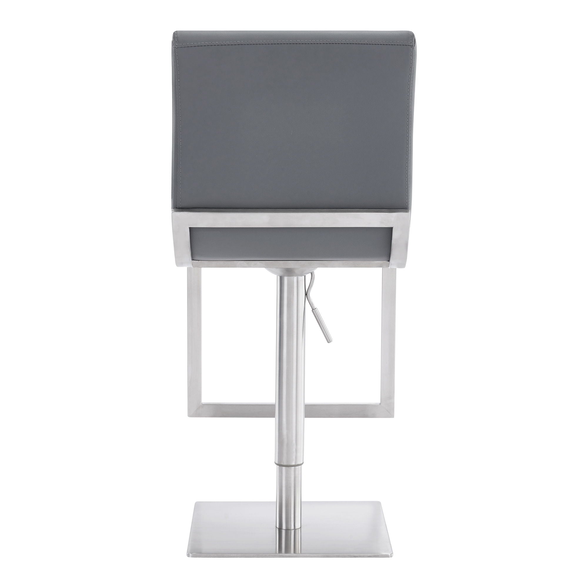 Victory - Contemporary Swivel Barstool - Brushed / Gray - Premium Bar Height (28"-30") from Armen Living - Just $395! Shop now at brett interiors