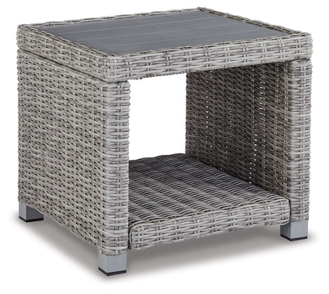 Naples Beach - Light Gray - Square End Table - Premium End Tables from Signature Design by Ashley® - Just $267.50! Shop now at brett interiors