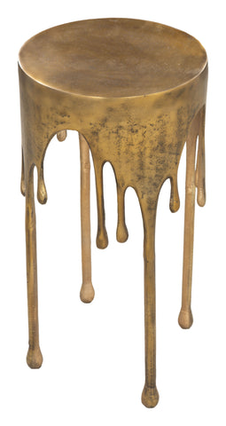 Drip - Accent Table - Antique Brass - Premium Side Tables from Zuo Modern - Just $600! Shop now at brett interiors