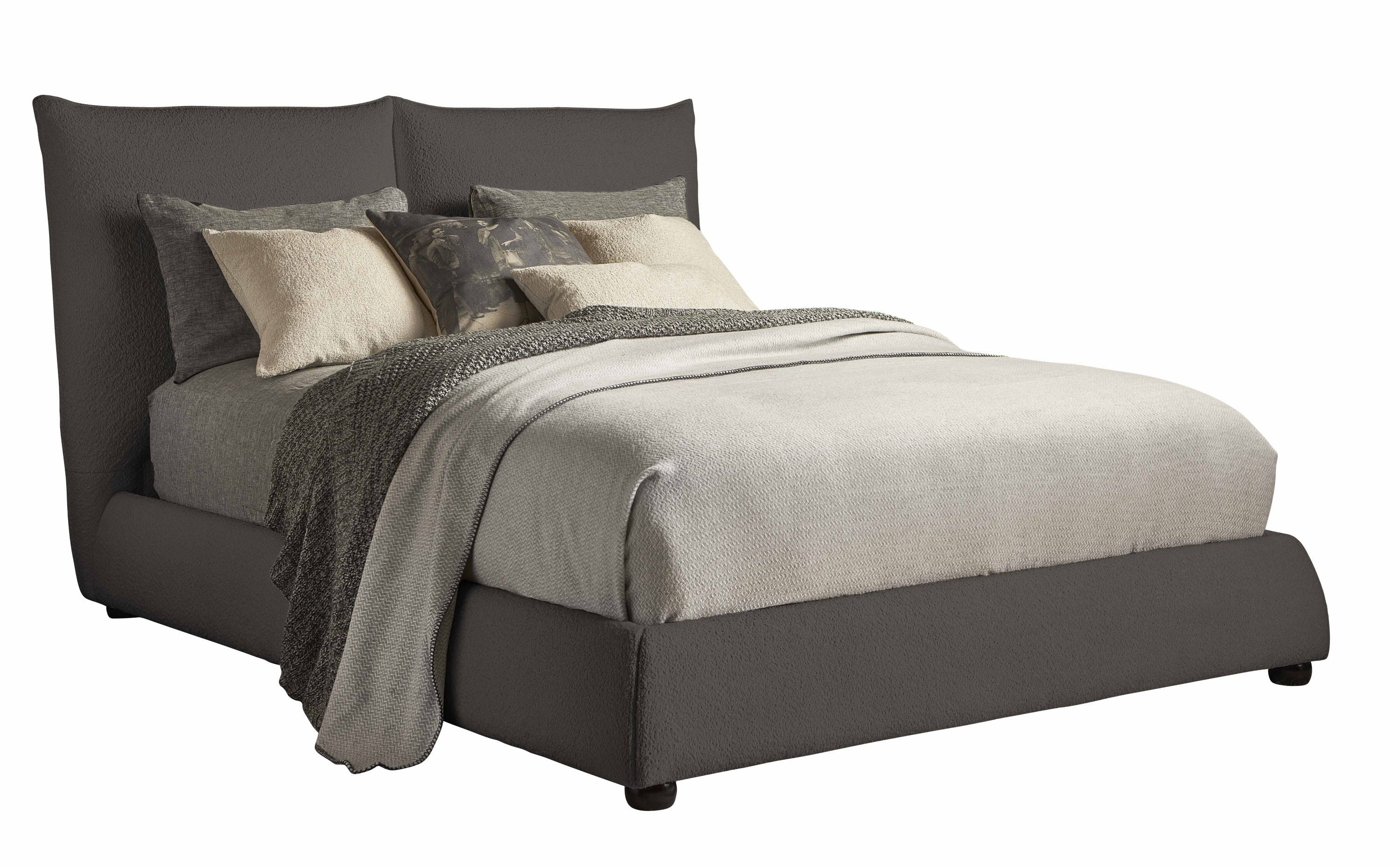 Cumulus - California King Bed - Cozy Charcoal - Premium Upholstered Beds from Parker Living Sleep - Just $1122.50! Shop now at brett interiors