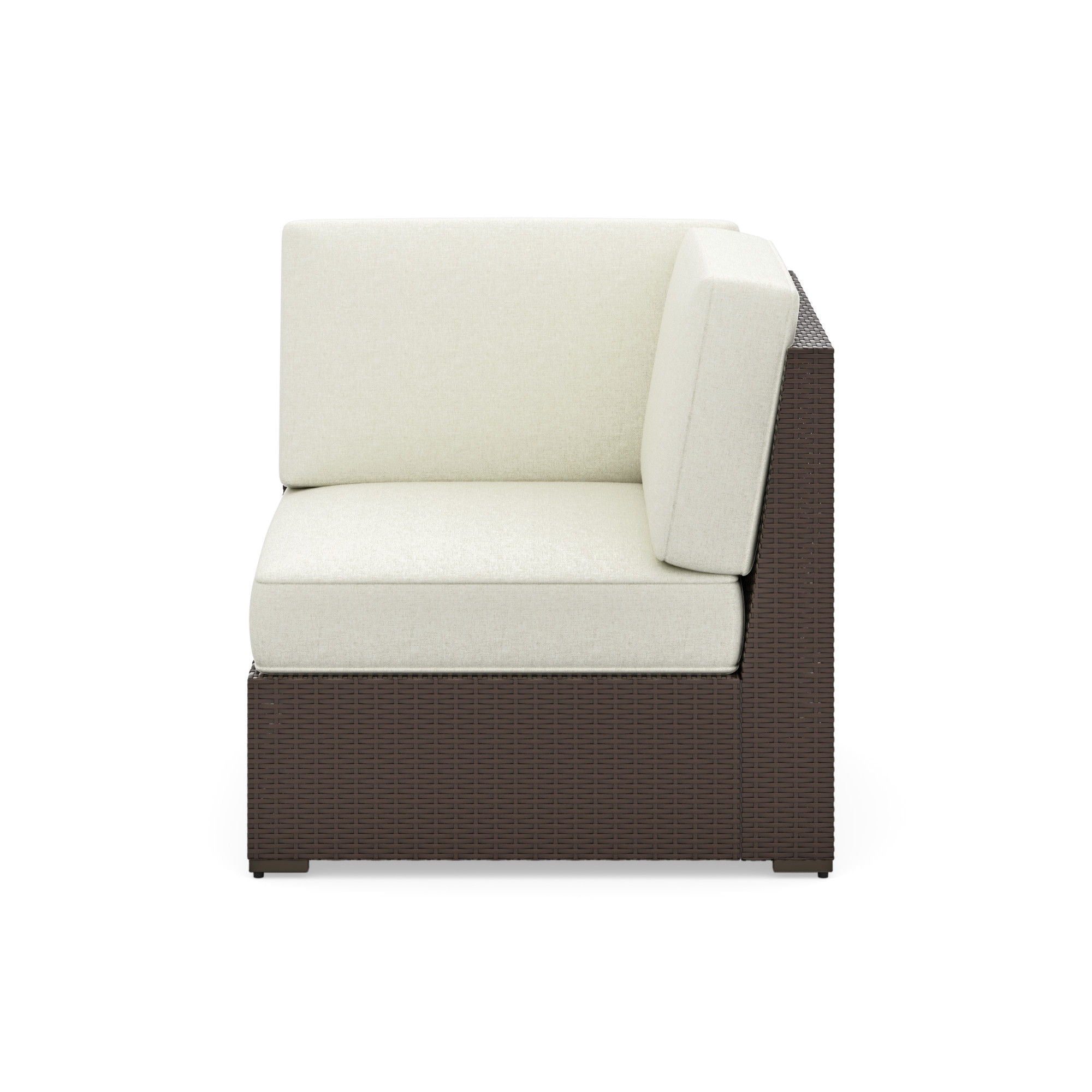 Palm Springs - Outdoor Sectional Side Chair - Brown, Dark - 32" - Premium Chairs from Homestyles - Just $904.98! Shop now at brett interiors