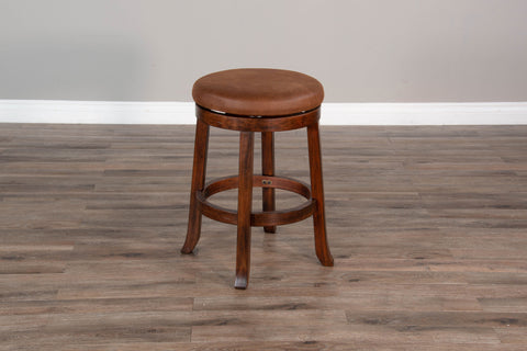 Santa Fe - Swivel Stool With Cushion Seat - Premium Counter Height (24"-27") from Sunny Designs - Just $143! Shop now at brett interiors