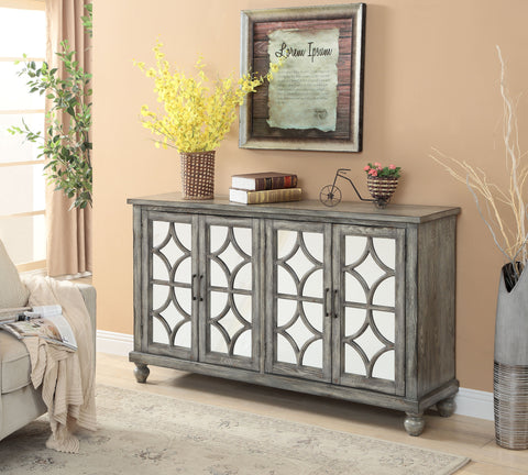 Daria - Four Door Credenza - Catskill Gray - Premium Credenzas from Coast2Coast Home - Just $3300! Shop now at brett interiors