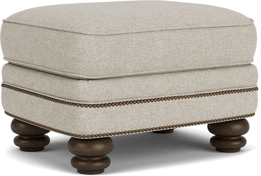 Bay Bridge - Ottoman - Nailhead Trim - Premium Upholstered Ottomans from Flexsteel - Just $687.50! Shop now at brett interiors